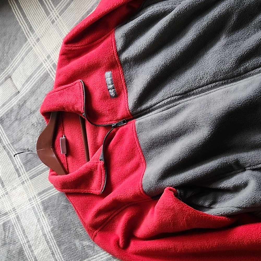 Men's Columbia Fleece Jacket Large